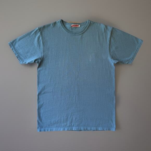 The Strike Gold Shirt XL Blue Made in Japan Streetwear Loopwheel Cotton - Picture 1 of 8